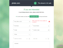 Tablet Screenshot of phide.com